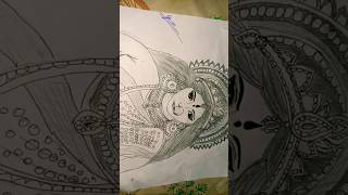 Navratri special drawing godsdrawing navratri gods durgamaadrawing shortsfeed viral [upl. by Ruddy]