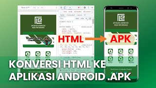 Cara Membuat html Menjadi Aplikasi Android [upl. by Neellok163]