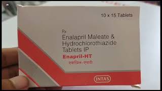 EnaprilHT Tablet  Enalapril Maleate amp HydrochlorothiazideTablets IP  Enapril HT Tablet Uses Dose [upl. by Bekki]