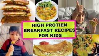 HIGH PROTEIN VEG BREAKFAST RECIPES FOR KIDSWHAT MY 5 YEAR OLD EATSINDIAN MOM COOKING FOR KIDS [upl. by Vincenz]