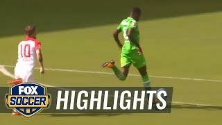 Denis Zakaria goal makes it 11 for Gladbach vs FC Augsburg  201718 Bundesliga Highlights [upl. by Edholm30]