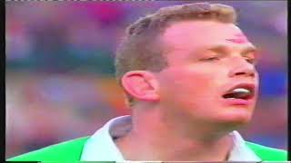 1995 RUGBY WORLD CUP IRELAND VS WALES [upl. by Mallorie]