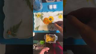 Mastering the Art of Placing Flowers in a Resin Tray [upl. by Sandor]