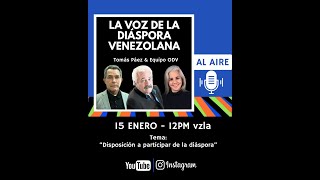 Programa La Voz de la Diáspora Venezolana [upl. by Inigo]