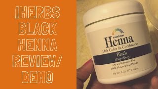 iHerbs Black Henna  Hair Dye Review amp Demo  Selena Thinking Out Loud  PlantBased Hair Dye [upl. by Farant]