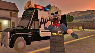 Ice Scream 3 Horror Neighborhood New ROD Police Skin Gameplay Walkthrough FHD [upl. by Zeitler]