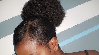 TUTO CHIGNON POSTICHE AFRO XPRESSION 😊 [upl. by Artsa784]