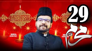 Majlis 29 Muharram 2024  ASTAANA E ZAHRA  Maulana Abid bilgrami [upl. by Eva]