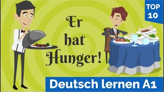 Deutsch lernen mit Dialogen  Lektion 17  Wortschatz im Restaurant sich beschweren  Aussprache [upl. by Mychal]