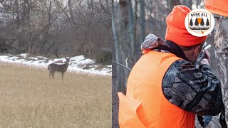 DEER HUNTING IN A SNOWSTORM Wisconsin Doe Hunt for Charity [upl. by Iridis913]