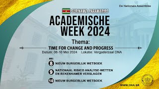 08 MEI 2024  ACADEMISCHE WEEK 2024 [upl. by Ttam]