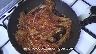 Spicy Lamb Chops Recipe  Easy Lamb Chops  Skillet Lamb Chops  How to cook lamb chops [upl. by Ermeena]