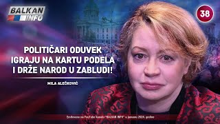 INTERVJU Mila Alečković  Političari igraju na kartu podela i drže narod u zabludi 312024 [upl. by Yriek132]