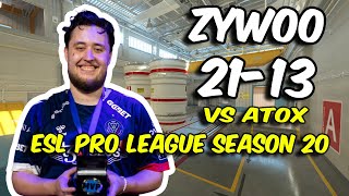 CS2 POV  Vitality ZywOo 2113 vs ATOX Nuke  ESL Pro League Season 20 [upl. by Hachman]