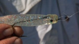 DOA CAL Shad Tail Jerkbait Lure Ballyhoo Needlefish Imitation [upl. by Llednohs421]