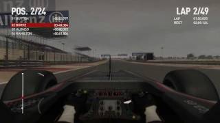 F1 2010 Bahrain Highlights HRT Style Career Expert Andrew Bortz [upl. by Iahcedrom]