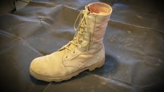 HOW TO CLEAN TIMBERLAND BOOTS CATERPILAR ALTAMA SUEDE  NUBUCK BOOTS OR SHOES [upl. by Dever]