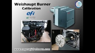 Weishaupt Burner Calibration on EFI ReNOIR Digital Printing Machine [upl. by Accber]