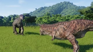 IguanodonModified VS Carnotaurus Suchomimus Baryonyx Majungasaurus and Metriacanthosaurus  JWE [upl. by Egroeg]