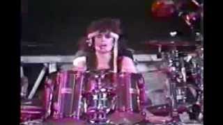 TOMMY LEE Drum Solo  Motley Crue Girls Girls Girls Tour 1987 [upl. by Lorrin17]