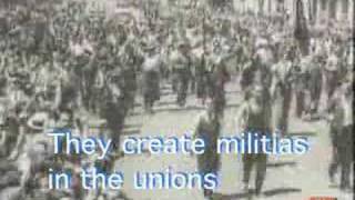 1936  Spanish anarchist song wEnglish subtitles [upl. by Veedis133]