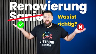 Was ist der Unterschied zwischen Sanierung und Renovierung [upl. by Werdma]