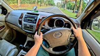 Driving POV TOYOTA FORTUNER 25 G TURBO DIESEL MT 2007  Acceleration amp Handling  Test Drive ASMR [upl. by Atsed]