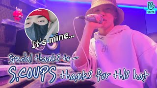 ENG sub VLIVE SEVENTEEN  HOSHI’s rap making on the spot [upl. by Sualk]