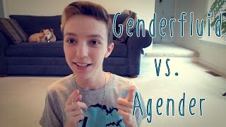 Genderfluid vs Agender  ChandlerNWilson [upl. by Elleunamme]