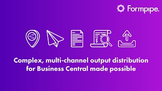 Complex MultiChannel Output Distribution for Business Central Made Possible [upl. by Yekciv]