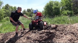 Suzuki LT125 first ride how it works some atving basics for the first time rider [upl. by Anertac]