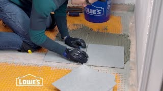 How To Tile a Bathroom Floor [upl. by Atidnan446]