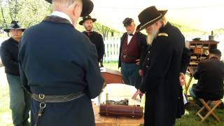 2015 Gettysburg reenactment Gen Meades HQ [upl. by Nore466]