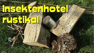 Insektenhotel bauen Preiswert natürlich einfach [upl. by Rachele]