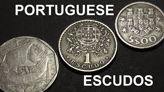 Old Portuguese Escudo Coins 1927  1988 numismatics coincollecting escudo portugal [upl. by Whittaker611]