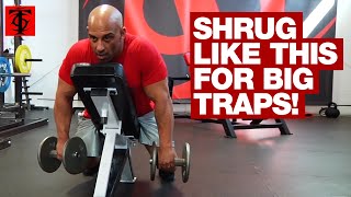 Chest Supported Incline Shrug [upl. by Atsirt]