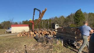 Sawmill stuff Firewood logs lumber and old equipment [upl. by Alleber]