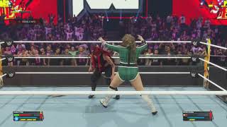 WWE 2K24 Piper Niven Vs Alba Fyre Ambulance Match [upl. by Icat]