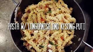 How To Make Gourmet Pasta W Longganisa and Kesong Puti [upl. by Ahsratan104]