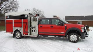 POULTNEY FIRE DEPARTMENT  ALEXIS 1500 GPM MINI PUMPER 2481  POULTNEY VERMONT [upl. by Adnocahs]