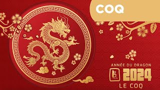 Horoscope chinois 2024  le signe du Coq astrologie 2024 année du Dragon de bois [upl. by Culosio33]