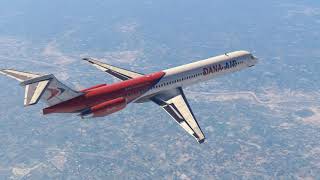 Dana Air MD80 ImoDNIMKanoDNKN with Ortho Xplane 11 [upl. by Elisabet477]