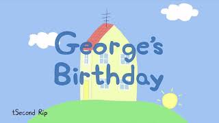 Peppa Pig Georges Birthday Season 2 Full Episode [upl. by Admana112]