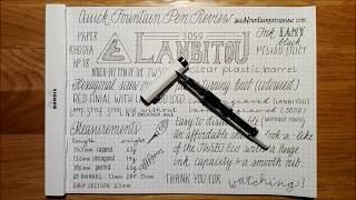 Lanbitou 3059 Quick Fountain Pen Review [upl. by Nakasuji371]