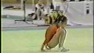 Li Li  1991 World Sports Fair EF  Floor Exercise [upl. by Bette-Ann]