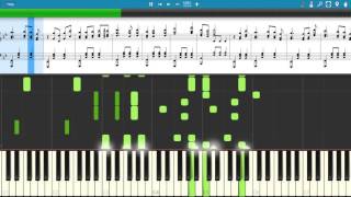 Final Fantasy XV Valse di Fantastica  Gratia Mundi Synthesia piano tutorial Re upload [upl. by Aisatna]