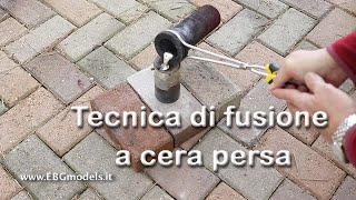 Fusione a cera persa con stampa 3D Polycast  silicato di sodio  centratore a microscopio [upl. by Tosch701]