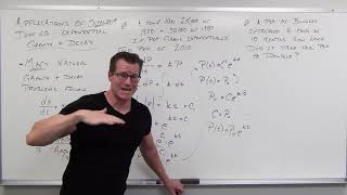 Applications with Separable Equations Differential Equations 14 [upl. by Karyl]