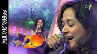 Sunitha Performance  Tolisari Mimmalni Choosindi Modalu Song in Viajaywada ETV  20 Celebrations [upl. by Enawd878]