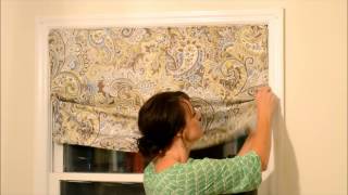 How to Create a Valance from a Pillow Casem [upl. by Larret]